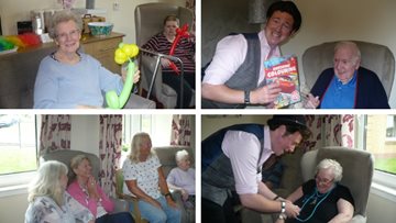 Magical afternoon at Musselburgh care home
